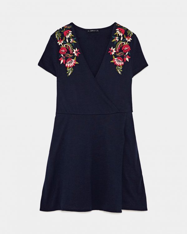 Grace Long Strip Sleeve Dress