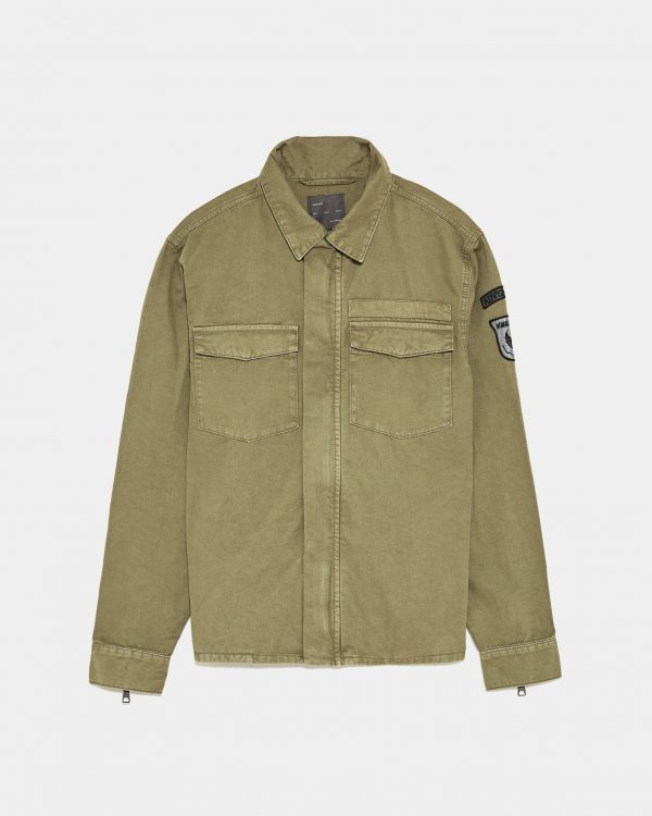 Corduroy Shirt in Olive