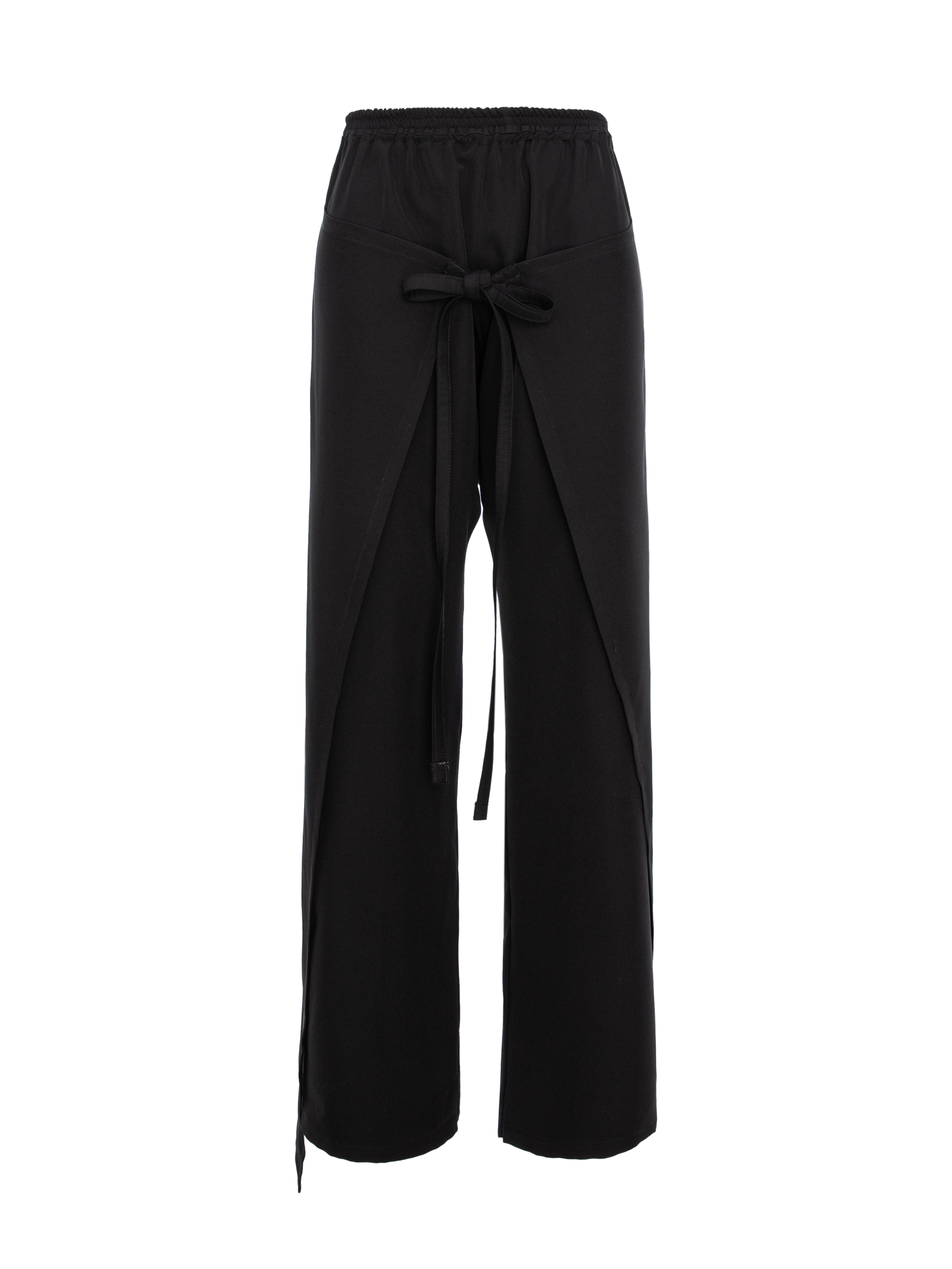 ELITTA PANELED TROUSERS BLACK - NICO CARP STUDIO