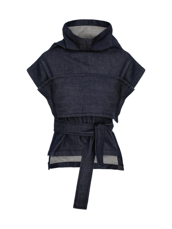 2 Piece Cotton Denim Vest